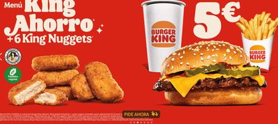 Ofertas de Restauración en Valdemorillo | Menú King Ahorro  de Burger King | 12/9/2024 - 7/10/2024