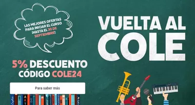 Ofertas de Vuelta al cole en Sant Quirze del Valles | Vuelta al cole! de Unión musical | 12/9/2024 - 30/9/2024