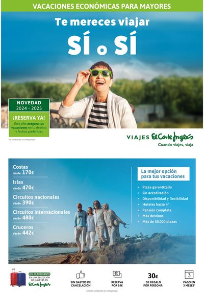 Catálogo Viajes El Corte Inglés en Ronda | Catálogo Mayores | 13/9/2024 - 30/9/2024