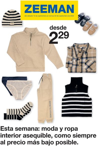 Ofertas de Ropa, Zapatos y Complementos en Golmayo | Folleto ZEEMAN de ZEEMAN | 16/9/2024 - 20/9/2024