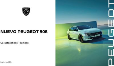 Catálogo Peugeot en Barcelona | Nuevo Peugeot 508 Plug-in Hybrid • Térmico | 16/9/2024 - 16/9/2025