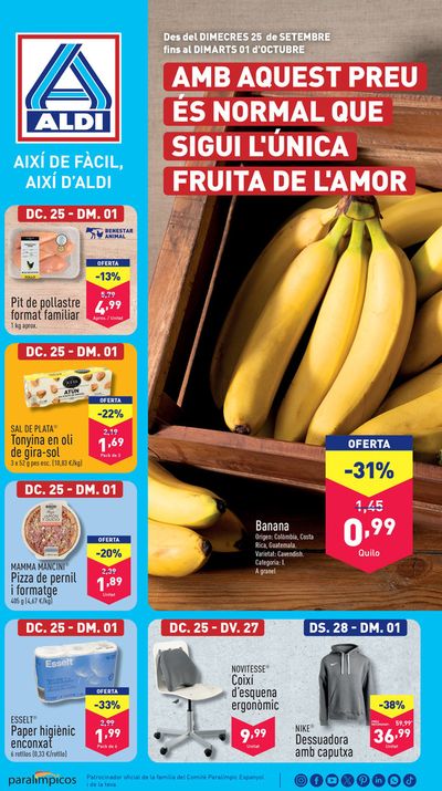 Ofertas de Perfumerías y Belleza en Franqueses del Vallés | Así de fácil, así de Aldi de ALDI | 25/9/2024 - 1/10/2024