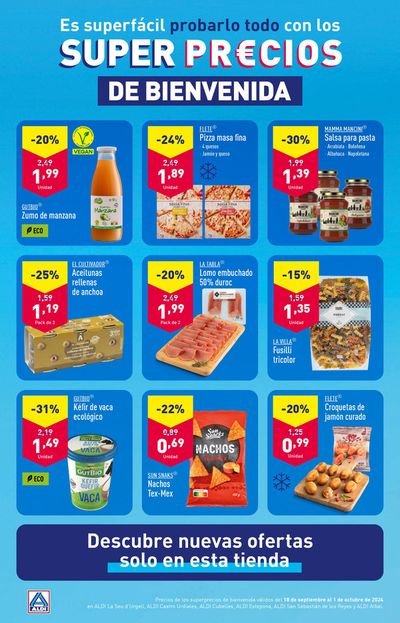 Catálogo ALDI en Albal | Super Precios en ALDI Albal | 18/9/2024 - 1/10/2024