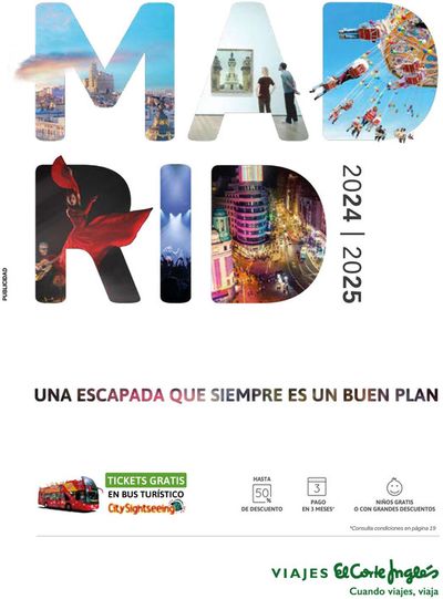 Catálogo Viajes El Corte Inglés en Medina del Campo | Ven a Madrid | 17/9/2024 - 31/1/2025