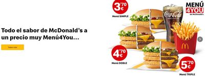 Catálogo McDonald's en Cornellà | Menú 4YOU | 17/9/2024 - 30/9/2024