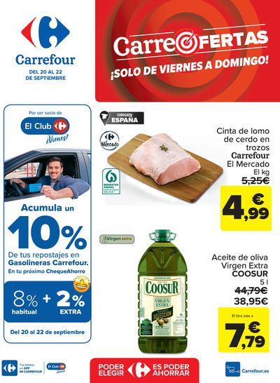 Ofertas de Hiper-Supermercados en Aller |  CARREOFERTAS de Carrefour | 20/9/2024 - 22/9/2024