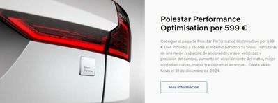 Catálogo Volvo en Majadahonda | Polestar Performance Optimisation por 599€  | 18/9/2024 - 31/12/2024