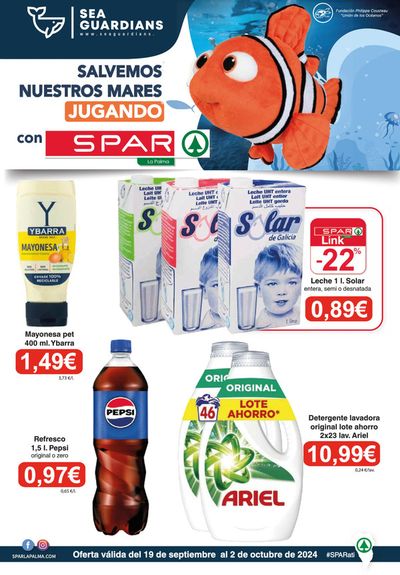 Ofertas de Hiper-Supermercados en San Andrés y Sauces | Catálogo Spar La Palma de Spar La Palma | 19/9/2024 - 2/10/2024