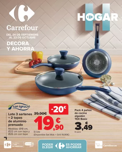 Ofertas de Hiper-Supermercados en Punta del Hidalgo | HOGAR de Carrefour | 24/9/2024 - 23/10/2024