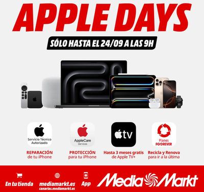 Catálogo MediaMarkt en Madrid | Apple Days  | 20/9/2024 - 24/9/2024