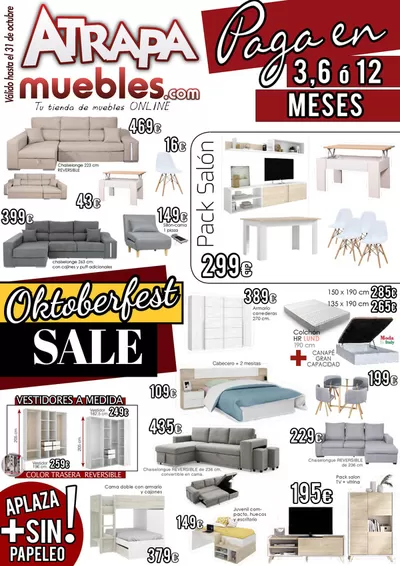 Catálogo ATRAPAmuebles en Amusco | Oktoberfest SALE | 1/10/2024 - 4/11/2024