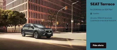 Catálogo SEAT en Binéfar | SEAT Tarraco Por 230€/mes con SEAT Flex⁷. | 2/10/2024 - 31/10/2024