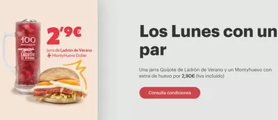 Ofertas de Restauración en Balmaseda | Los Lunes con un par de 100 Montaditos | 2/10/2024 - 31/10/2024