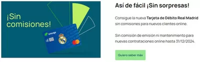 Ofertas de Bancos y Seguros en Madrigalejo | Promoción de Unicaja Banco | 2/10/2024 - 31/12/2024