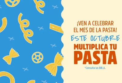 Ofertas de Restauración en Alcoi | Ven a celebrar el mes de la pasta! de Muerde la Pasta | 2/10/2024 - 31/10/2024