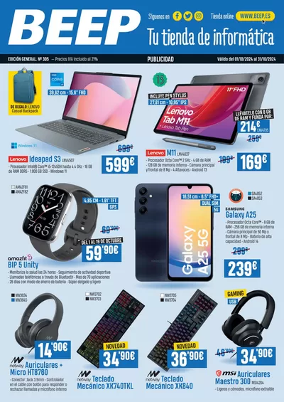 Catálogo Beep en Ceuta | Catálogo de Ofertas | 3/10/2024 - 31/10/2024