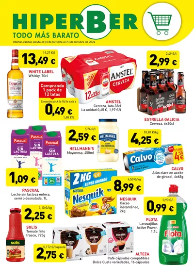 Catálogo Hiperber en Benejúzar | Ofertas del Mes Hiperber | 3/10/2024 - 23/10/2024