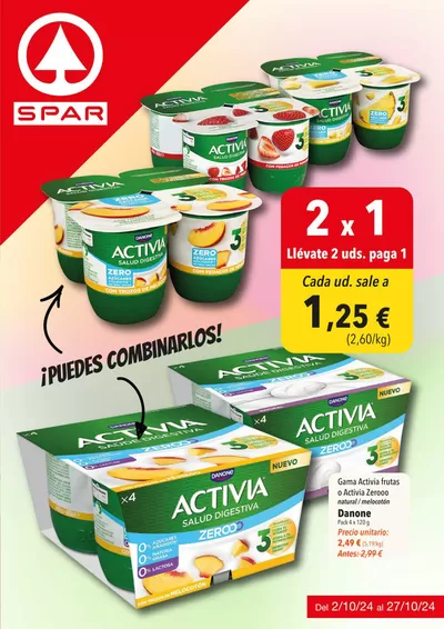 Catálogo SPAR en Viator | Oferta Mensual | Spar y Eurospar | 3/10/2024 - 27/10/2024