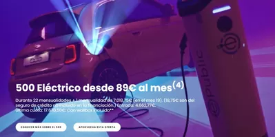 Catálogo Fiat en Adeje | 500 Electrico desde 89€/mes | 3/10/2024 - 31/10/2024