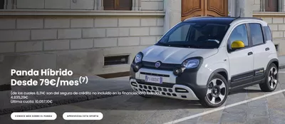 Catálogo Fiat en Adeje | Panda Hibrido desde 79€/mes | 3/10/2024 - 31/10/2024