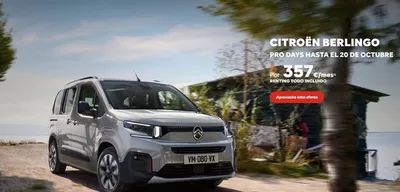 Catálogo Citroën en Vitoria | CITROËN BERLINGO por 357€/mes | 3/10/2024 - 31/10/2024