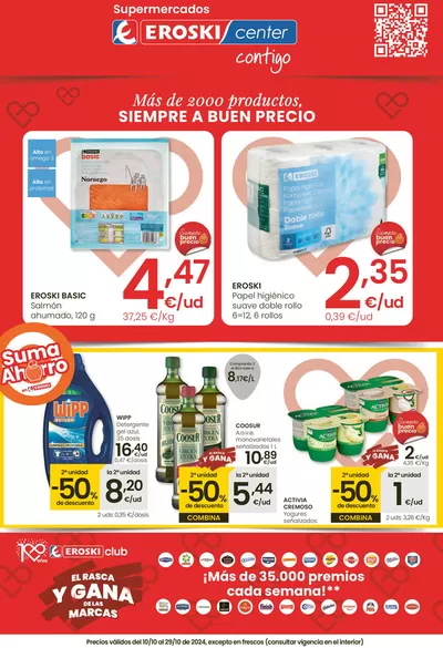 Catálogo Eroski en Cala d'Or | Más de 2000 productos, SIEMPRE A BUEN PRECIO Mercat | 10/10/2024 - 29/10/2024