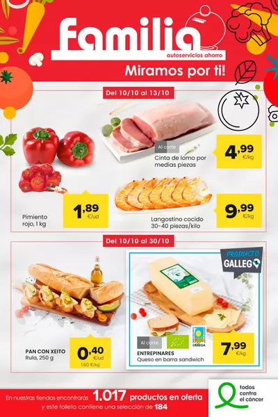 Ofertas de Hiper-Supermercados en Ames | Miramos por ti! de Autoservicios Familia | 10/10/2024 - 30/10/2024