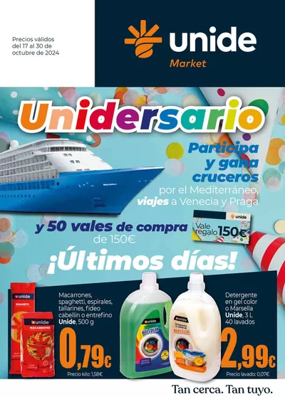 Catálogo Unide Market en Colmenar del Arroyo | Unidersario - UNIDE Market Península | 17/10/2024 - 30/10/2024