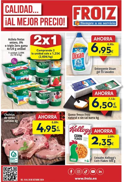 Catálogo Froiz en Pinto | Calidad... Al mejor precio! | 11/10/2024 - 28/10/2024