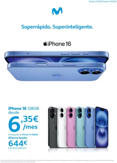 Catálogo Movistar en Cangas | Superrápido. Superinteligente. | 11/10/2024 - 13/11/2024