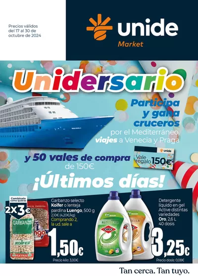 Catálogo Unide Market en Cabo Blanco | Unidersario - UNIDE Market Canarias | 17/10/2024 - 30/10/2024