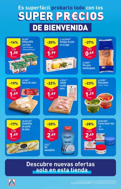 Catálogo ALDI en Maspalomas | Super Precios de bienvenida | 16/10/2024 - 29/10/2024