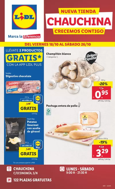 Catálogo Lidl en Chauchina | DEL VIERNES 18/10 AL SÁBADO 26/10 | 18/10/2024 - 26/10/2024