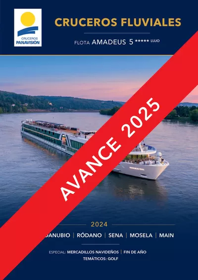 Ofertas de Viajes en Valencia | Catálogo Cruceros Fluviales Panavisión de Nautalia Viajes | 15/10/2024 - 31/12/2024