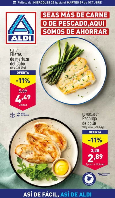 Catálogo ALDI en Águilas | Así de fácil, así de Aldi | 23/10/2024 - 30/10/2024