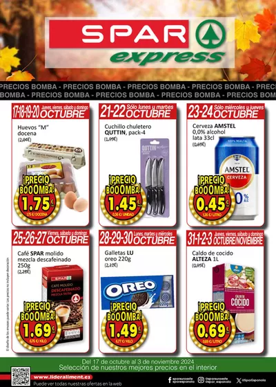 Catálogo SPAR en Almendralejo | SPAR Express 17 octubre - 3 noviembre | 17/10/2024 - 3/11/2024