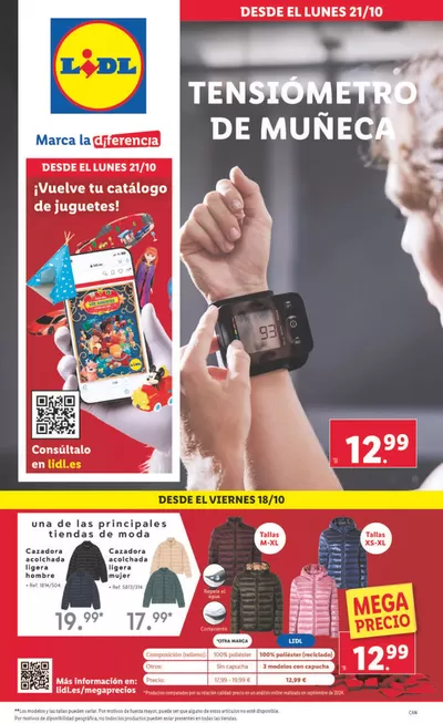 Ofertas de Hiper-Supermercados en Punta del Hidalgo | ¡Bazar Lidl! de Lidl | 21/10/2024 - 27/10/2024