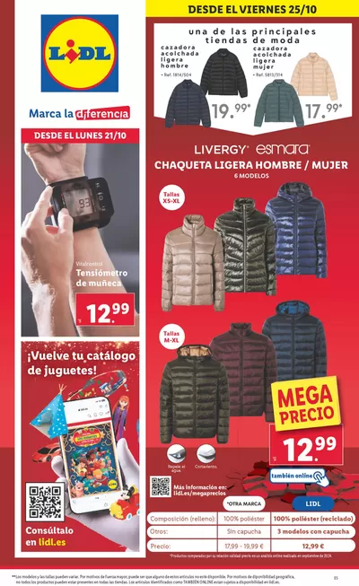 Catálogo Lidl en Tres Cantos | ¡Bazar Lidl! | 21/10/2024 - 27/10/2024