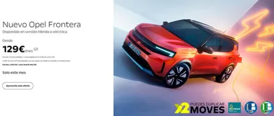 Catálogo Opel en Vilalba | Nuevo Opel Frontera desde 129€/mes | 16/10/2024 - 31/10/2024