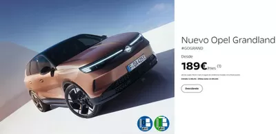 Catálogo Opel en Vitoria | Nuevo Opel Grandland desde 189€/mes | 16/10/2024 - 31/10/2024