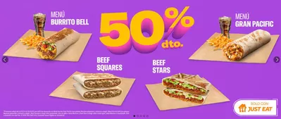 Ofertas de Restauración en Balmaseda | 50% dto. de Taco Bell | 16/10/2024 - 30/10/2024