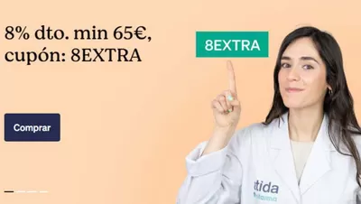 Ofertas de Salud y Ópticas en Vall d Uixó | 8% dto! de Atida MiFarma | 16/10/2024 - 23/10/2024