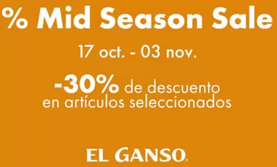 Catálogo El Ganso en Bilbao | -30% dto. | 17/10/2024 - 3/11/2024