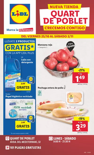 Catálogo Lidl en Valencia | Marca la diferencia! | 25/10/2024 - 2/11/2024