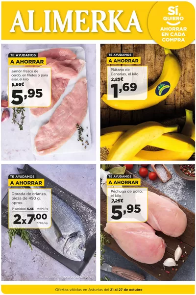 Catálogo Alimerka en Vegadeo | Semanal del 21 al 27 de octubre Asturias | 21/10/2024 - 27/10/2024