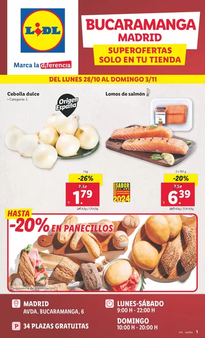 Catálogo Lidl en Tres Cantos | SUPEROFERTAS | 28/10/2024 - 3/11/2024