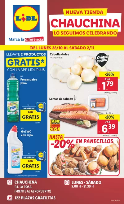 Catálogo Lidl en Chauchina | NUEVA TIENDA CHAUCHINA | 28/10/2024 - 3/11/2024