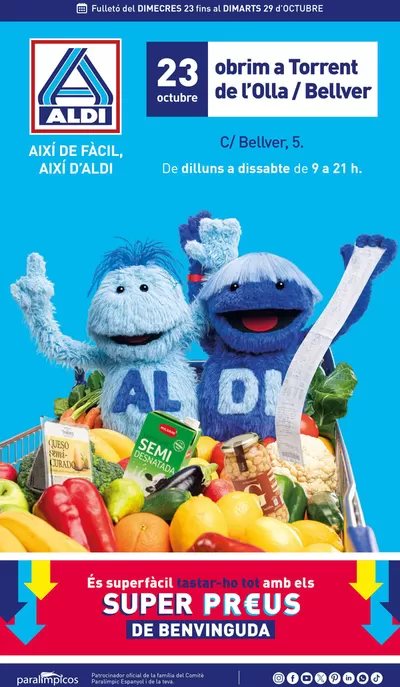 Catálogo ALDI en Barcelona | ¡Nuevo Aldi! | 23/10/2024 - 29/10/2024