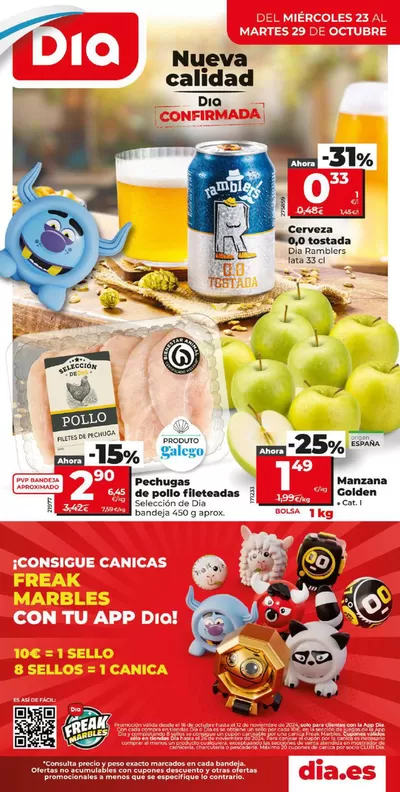 Ofertas de Hiper-Supermercados en Ames | Nueva Calidad Dia del 23 al 29 de octubre de Dia | 23/10/2024 - 29/10/2024