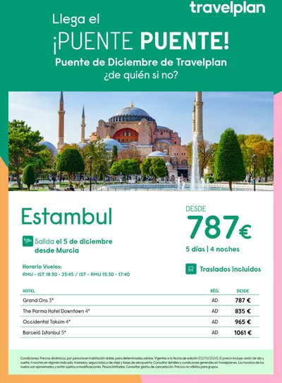 Ofertas de Viajes en Vila-real | Travelplan Estambul desde 787€ de Travelplan | 21/10/2024 - 16/11/2024